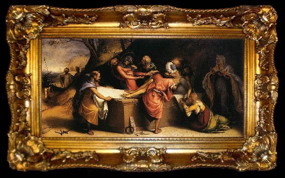 framed  Lorenzo Lotto The Deposition, ta009-2